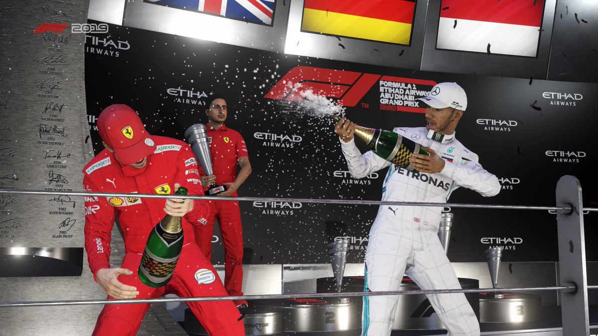 F1 2019 celebracja PS4