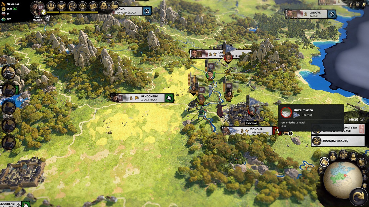 Total War: Three Kingdoms mapa
