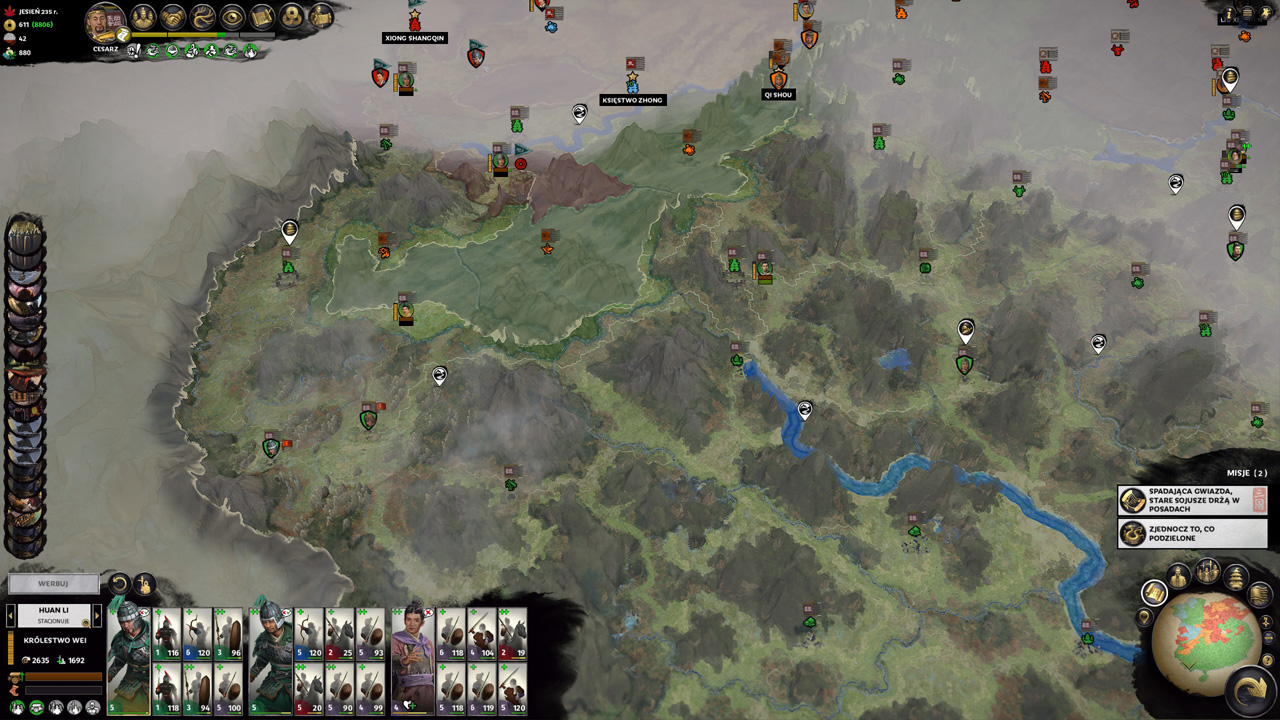 Total War: Three Kingdoms Cesarz Chin