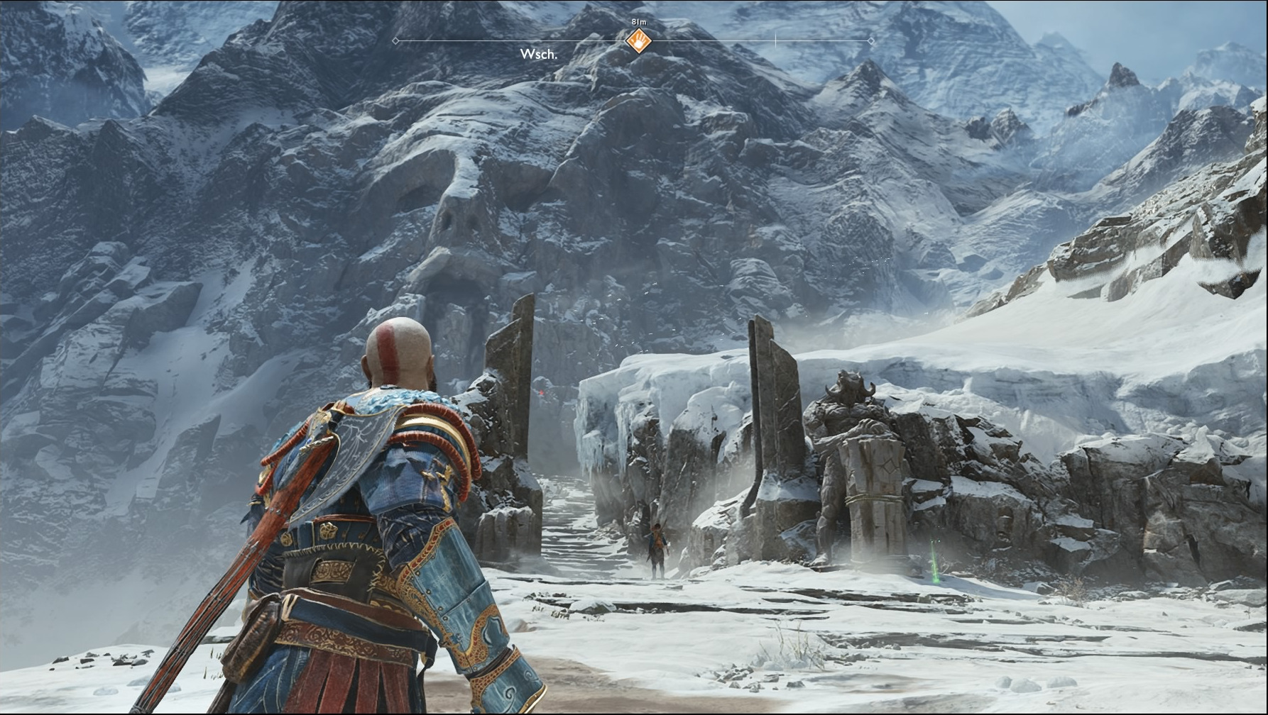 Kratos na swojej drodze spotyka nie tylko przeciwników, ale także ośnieżone szczyty