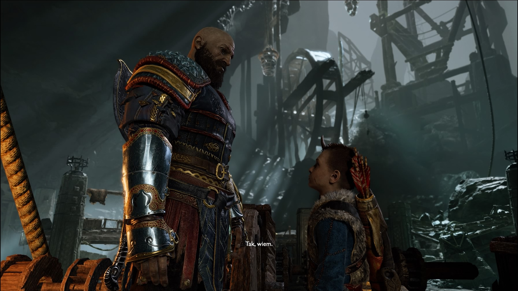 Kratos i jego syn Atreus