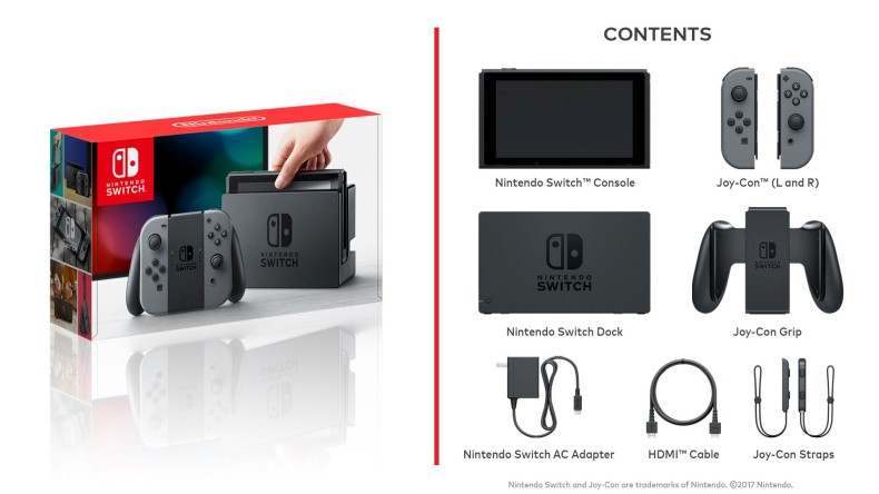 Co zawiera pudełko z konsolą Nintendo Switch?