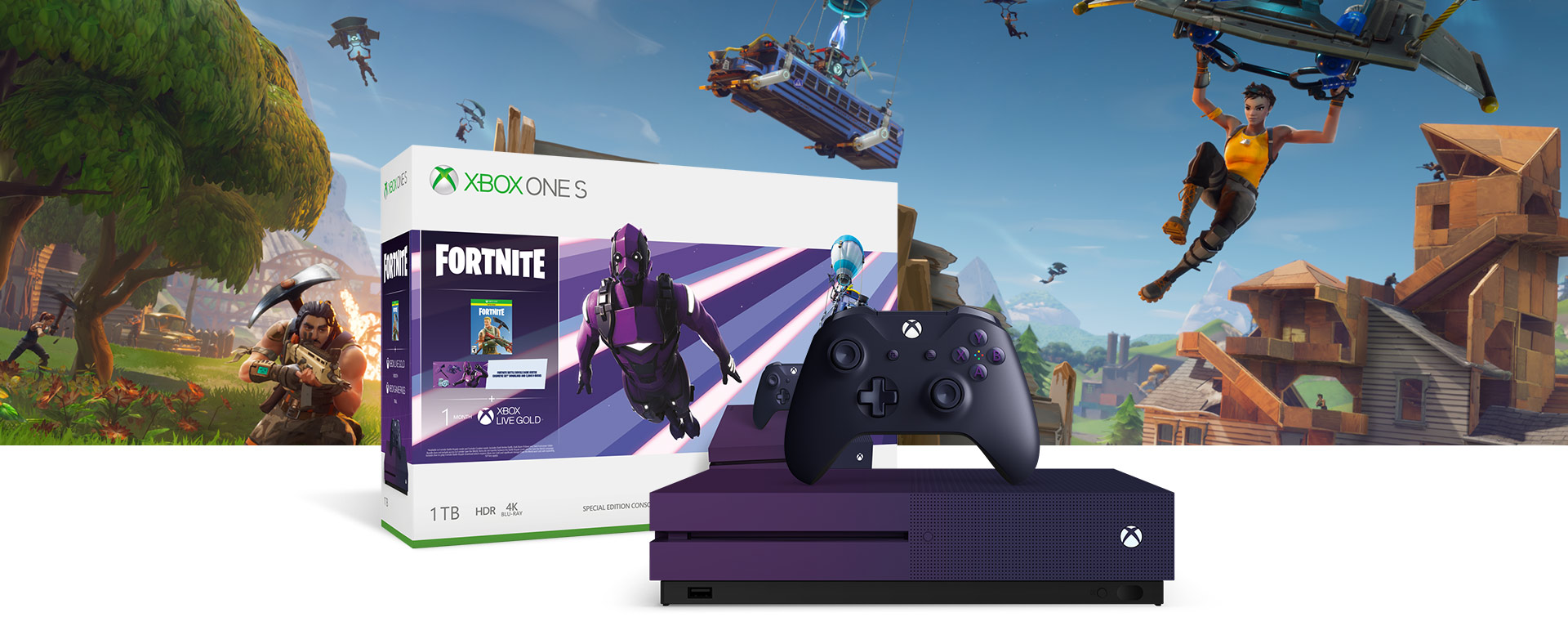  Xbox One S Fortnite Battle Royale Special Edition