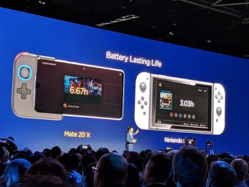 Huawei Mate 20 X vs. Nintendo Switch. Smartfon ma rywalizować z konsolą 