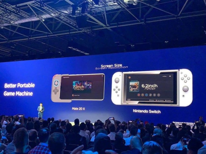 Huawei Mate 20 X vs. Nintendo Switch. Smartfon ma rywalizować z konsolą 