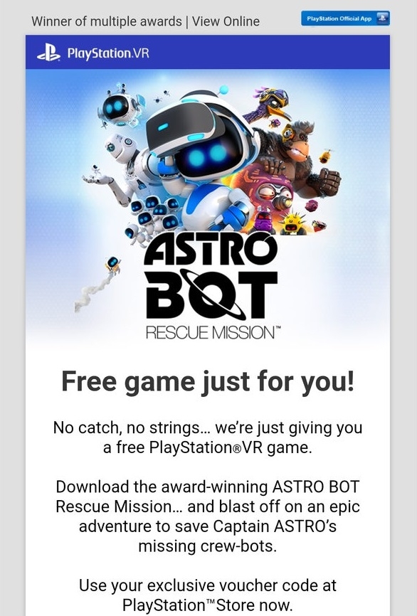 Astro Bot za darmo
