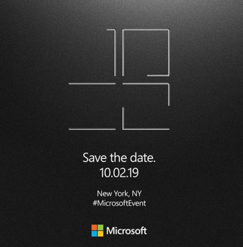 Microsoft event 10 2019