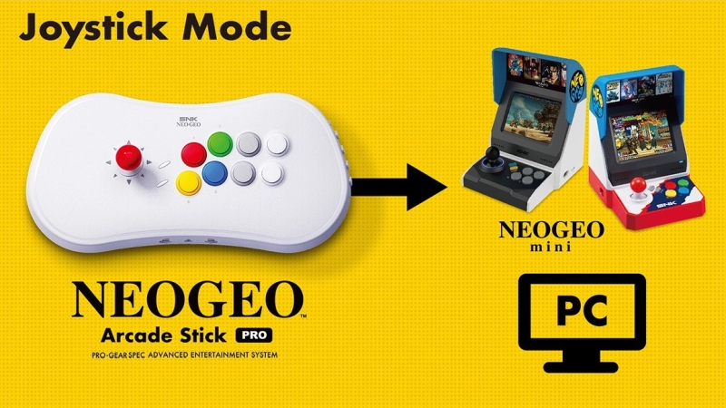 Neo Geo Arcade Stick Pro możliwości konsoli 2
