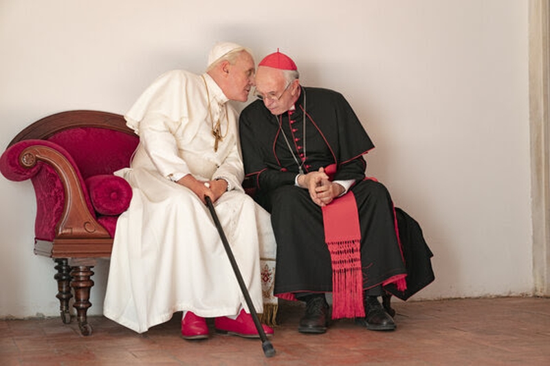 Dwóch Papieży Anthony Hopkins duży