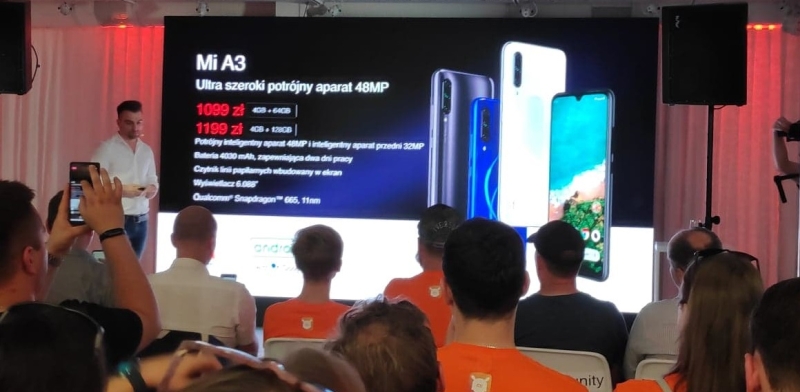 Xiaomi MI A3 prezentacja 1
