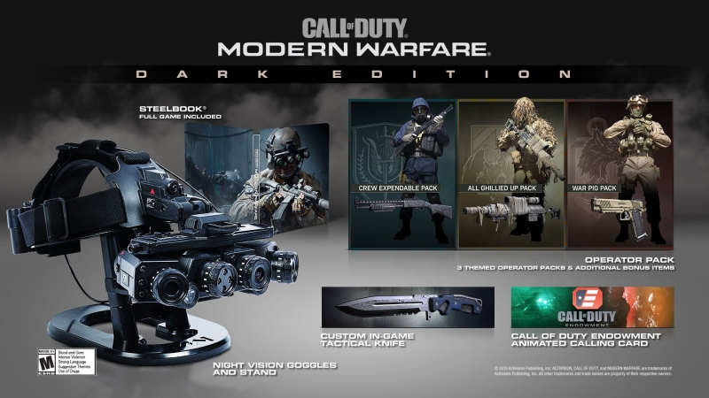 Call of Duty Modern Warfare Dark Edition prezentacja