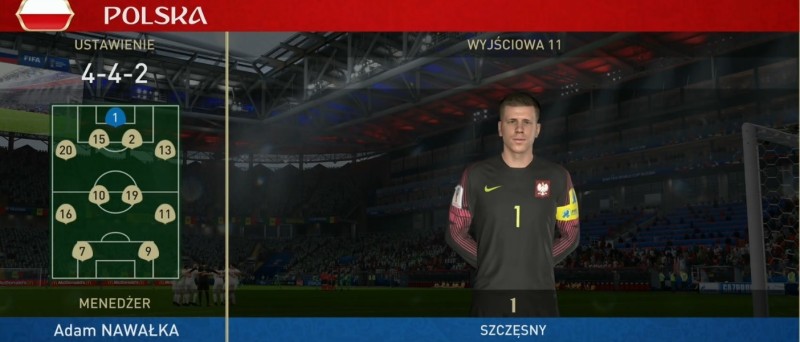FIFA 18 World Cup Russia Polska Reprezentacja