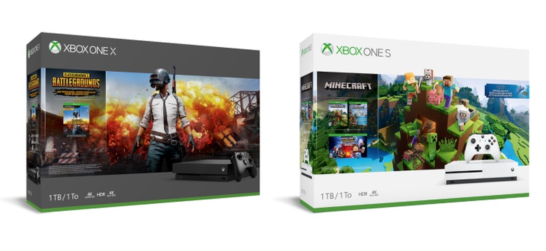 Xbox One X i Xbox One S zestawy