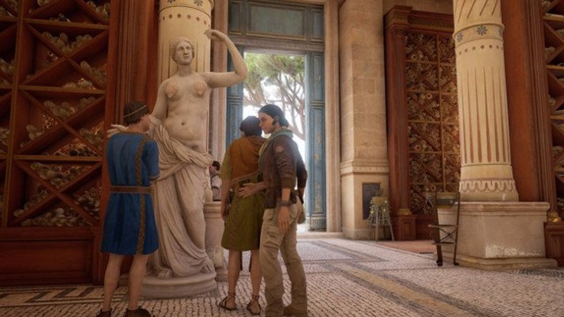 Assassin's Creed Origins The Discovery Tour ocenzurowane. Ubisoft zasłania sutki muszelkami 1