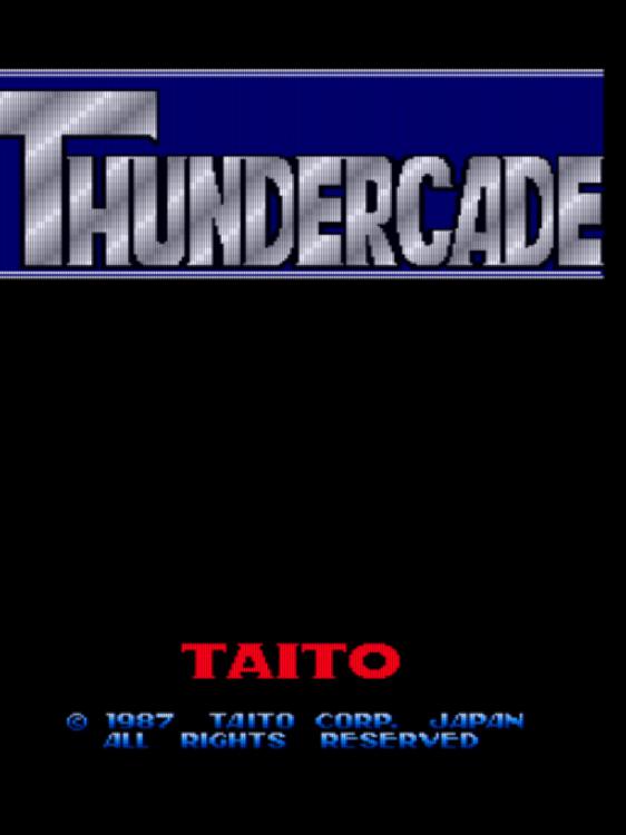 Thundercade (ekran tytułowy)