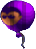 Fioletowy balon