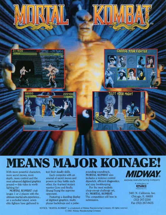 Ulotka reklamowa Mortal Kombat