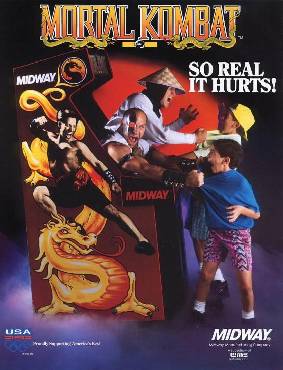 Ulotka reklamowa Mortal Kombat